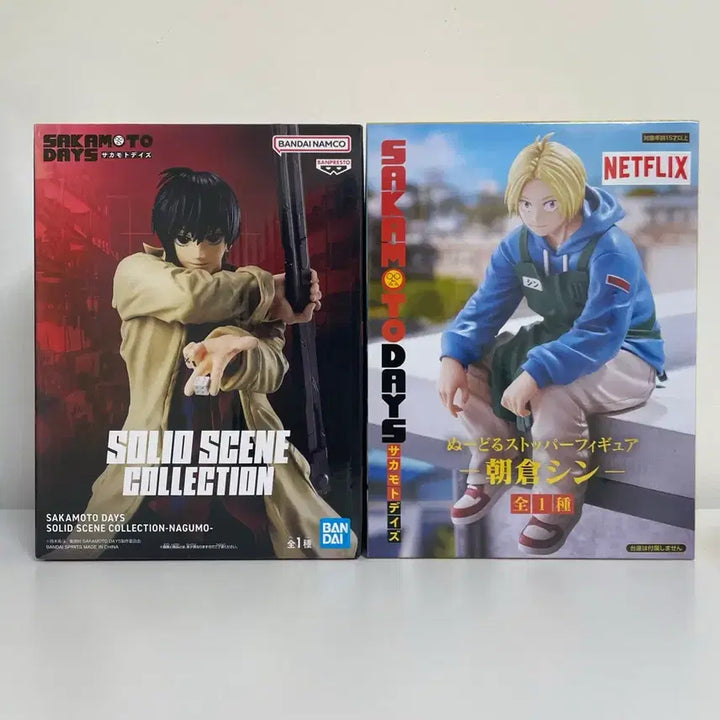 [BUNJANG] Sakamoto Days Nagumo &amp; Shin Sealed Figure Bundle / (판매) 미개봉 사카모토데이즈 나구모 신 피규어 일괄판매