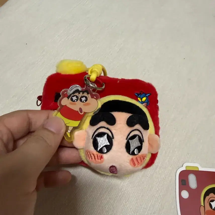 [BUNJANG] Crayon Shin-chan Shin-chan Face Pouch / 짱구는 못말려 짱구 파우치