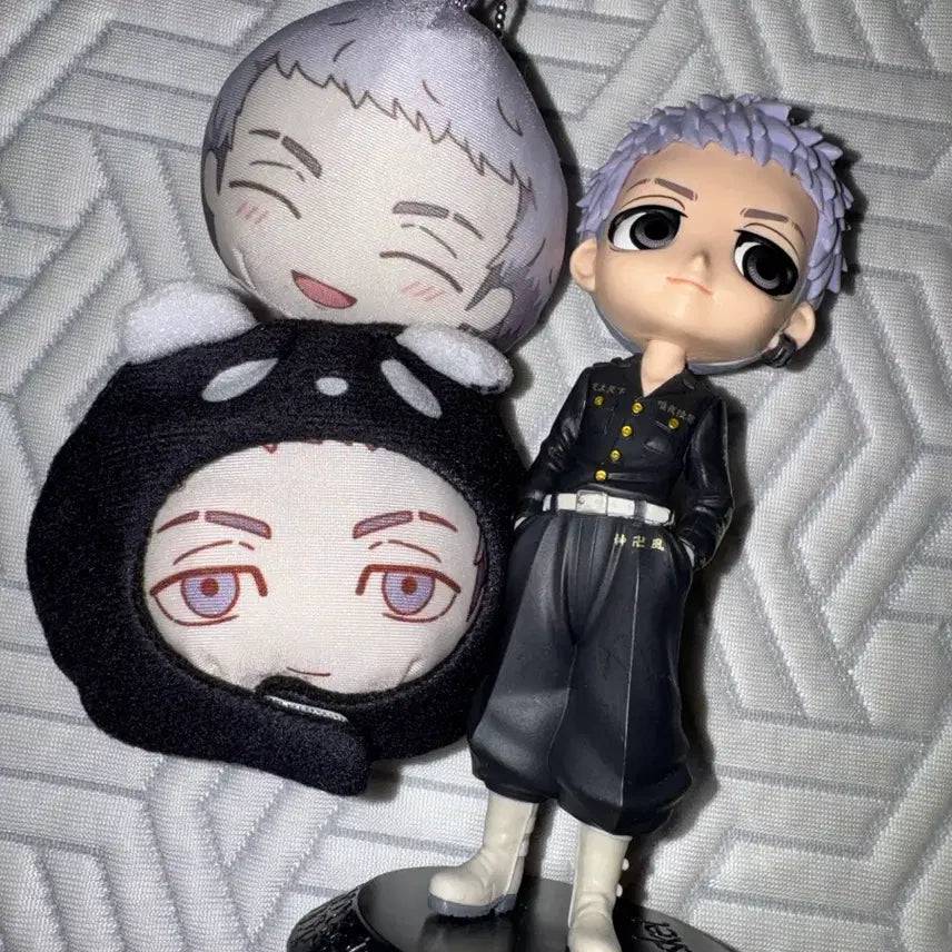[BUNJANG] Tokyo Revengers Mitsuya Manju &amp; Figure Bundle Set / 도리벤 미츠야 피규어+만쥬 일괄