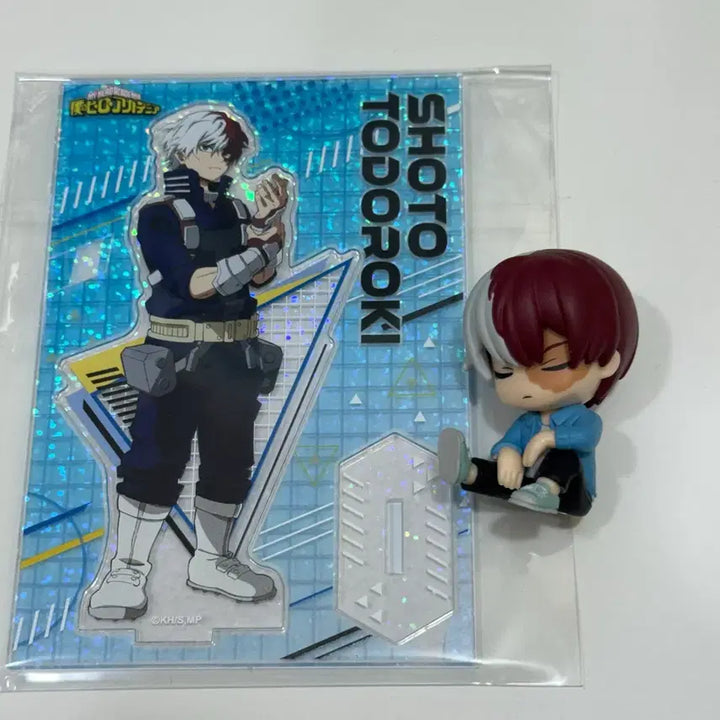 [BUNJANG] My Hero Academia Shoto Todoroki Shoulder Hugger Figure + Acrylic Stand Bundle Set / 나의히어로아카데미아 나히아 쇼토 어깨쿵 + 아크릴스탠드 일괄