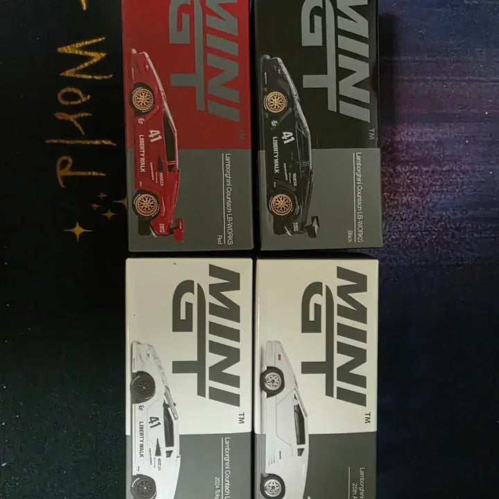 [BUNJANG] MiniGT Lamborghini Countach LB-WORKS 4-Set Bundle / 미니GT 람보르기니 쿤타치 LB-WORKS 4종 일괄 판매합니다