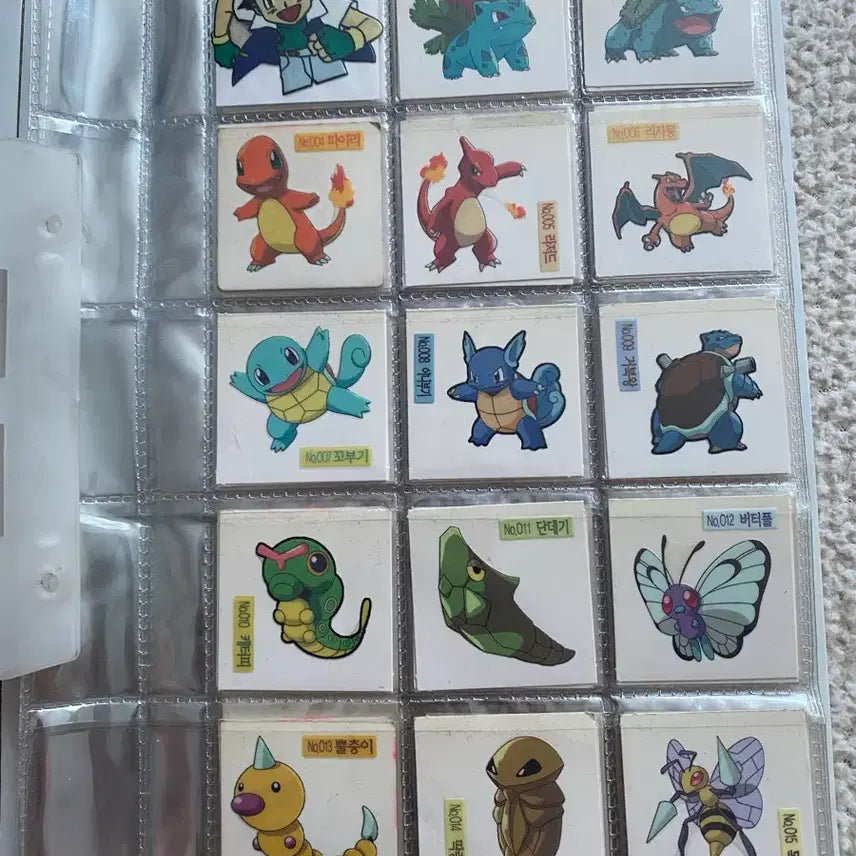[BUNJANG] Shany 2008 Pokémon Sticker Album Bundle Set / 샤니 2008 포켓몬 띠부띠부씰 안뗀씰