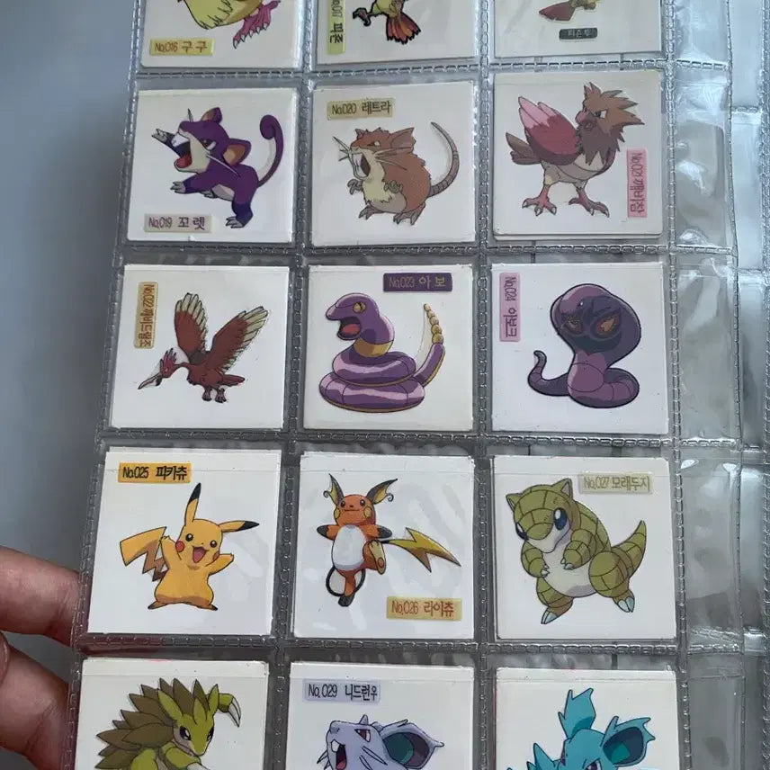 [BUNJANG] Shany 2008 Pokémon Sticker Album Bundle Set / 샤니 2008 포켓몬 띠부띠부씰 안뗀씰