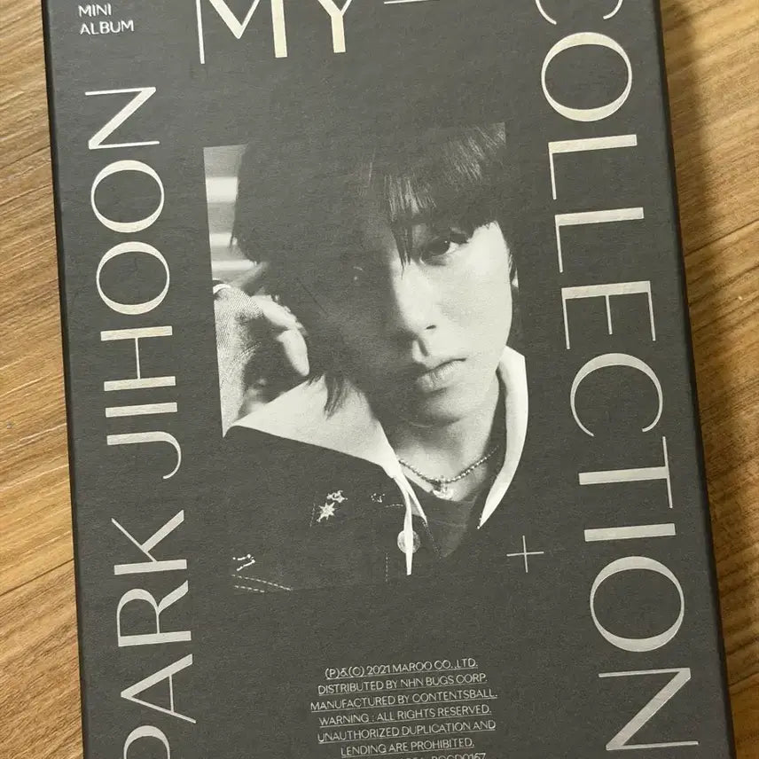 [BUNJANG] Park Ji Hoon Mini Album Vol. 4 My Collection Realism Ver. / 박지훈 미니4집앨범 마이컬렉션 My Collection realism