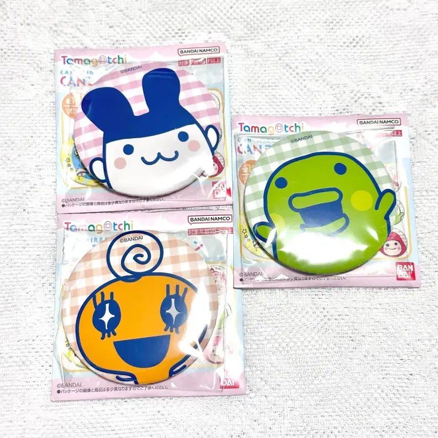 [BUNJANG] Tamagotchi Can Mirror Collection Tamagotchi Mimitchi Kuchipatchi / 다마고치 캔 미러 거울 컬렉션 메메치 미미치 구치파치 주댕치