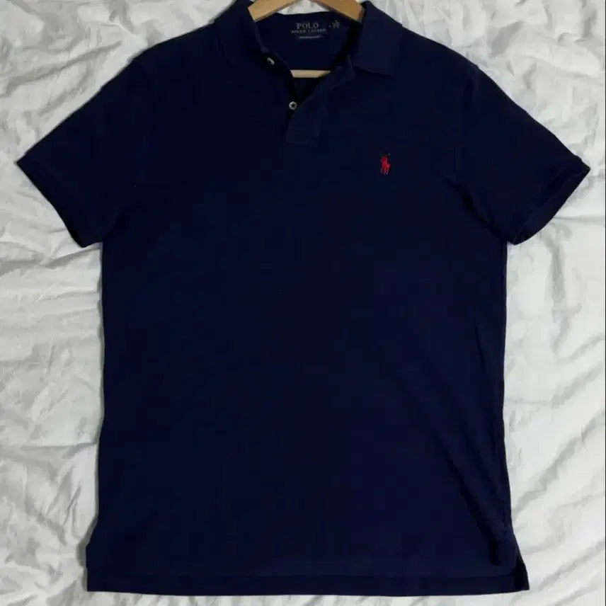 [BUNJANG] Polo Ralph Lauren Custom Slim Fit Polo T-Shirt Navy / 폴로랄프로렌 폴로티 M