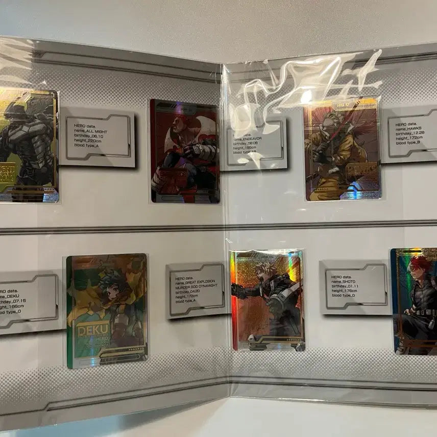 [BUNJANG] My Hero Academia Original Art Exhibition Collection Tokuten Card Set / 히로아카 원화전 콜렉션 특전 카드 세트 바쿠고 미도리야 쇼토 호크스