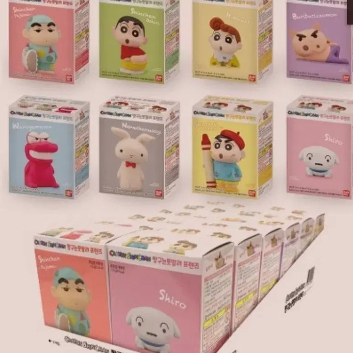 [BUNJANG] Crayon Shin-chan Friends 1 Figure Bundle Set (12 pieces, Sealed) / 짱구 프렌즈1 피규어 12개 미개봉 일괄
