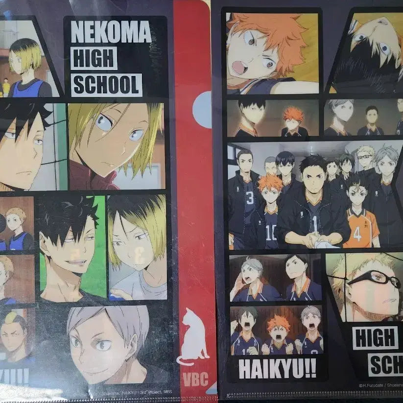 [BUNJANG] Haikyuu!! Nekoma &amp; Karasuno File Bundle Set / 하이큐 네코마, 카라스노 파일 일괄판매