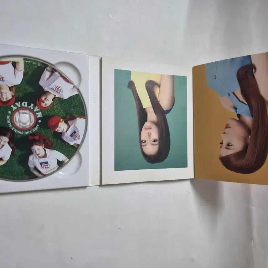 [BUNJANG] April 2nd Single Album MAYDAY Autographed Signed CD / 홍보용)에이프릴 2집 싱글 앨범 MAYDAY 친필 싸인 cd 깨끗합니다