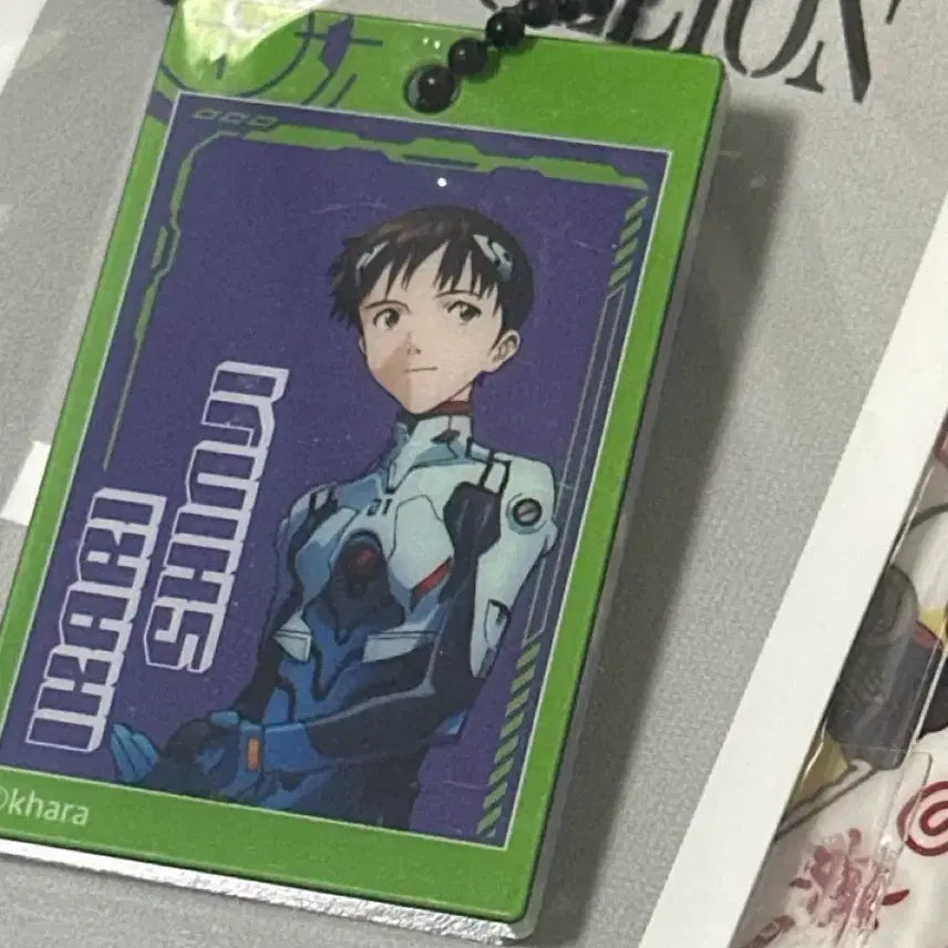 [BUNJANG] Evangelion Ikari Shinji Exhibition Acrylic Keyring / 에반게리온 이카리 신지 키링 전시회 아크릴