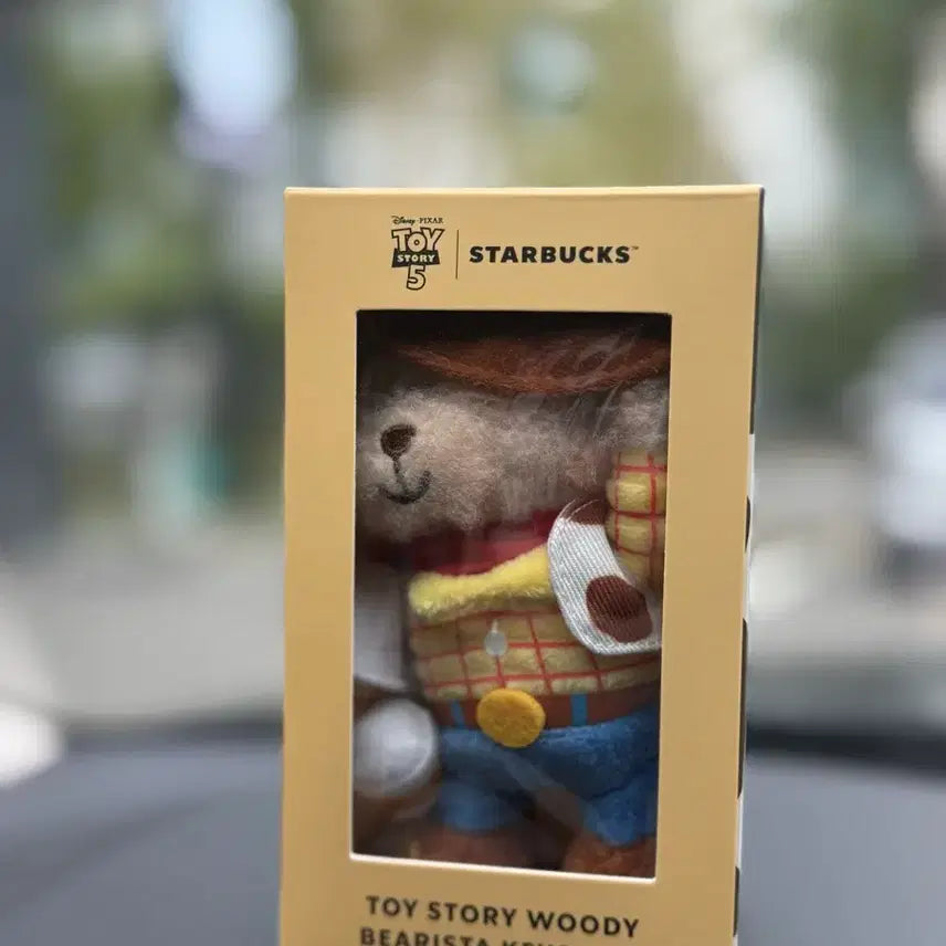 [BUNJANG] Starbucks Toy Story Woody Bearista Keyring / 스타벅스 토이스토리 우디 베어리스타 키링