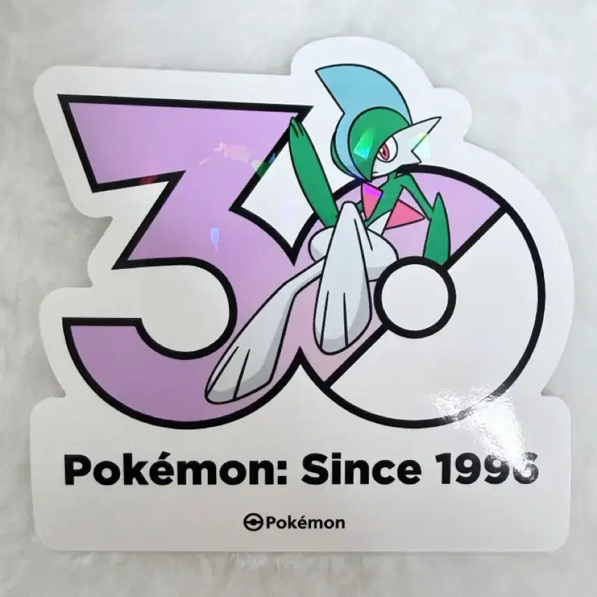 [BUNJANG] Pokemon 30th Anniversary Logo Sticker - Gallade / 포켓몬 30주년 로고 스티커 엘레이드