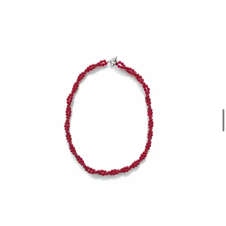 [BUNJANG] Fotl Bakery Necklace (Red) / 포틀 - 베이커리 목걸이 (레드)