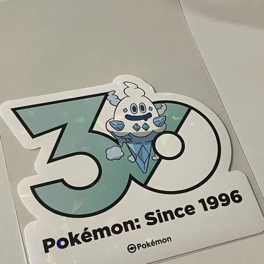 [BUNJANG] Pokemon 30th Anniversary Vanillish Sticker / 포켓몬 30주년 스티커 바닐리치