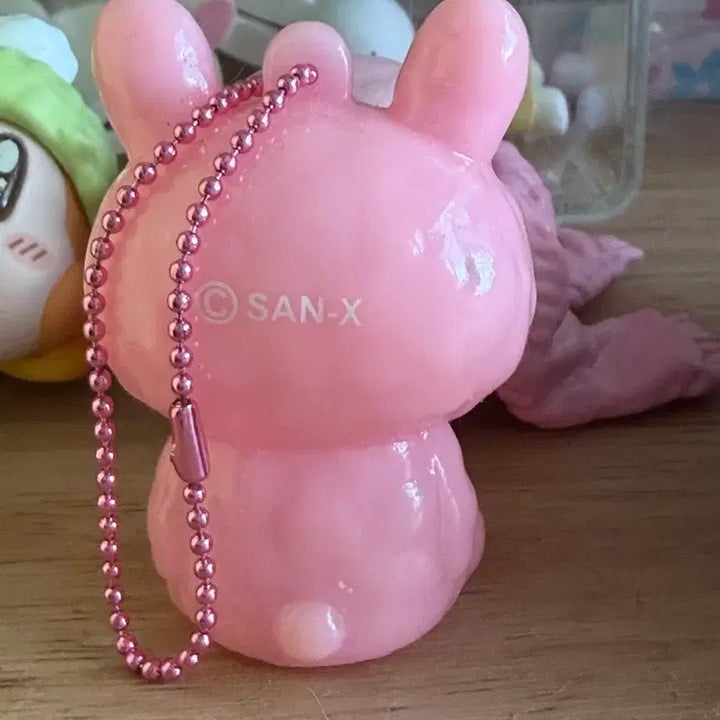 [BUNJANG] Vintage Rare Usagi Korilakkuma Rubber Keychain / 고전 레어 우사기 토끼 코리락쿠마 고무 키링