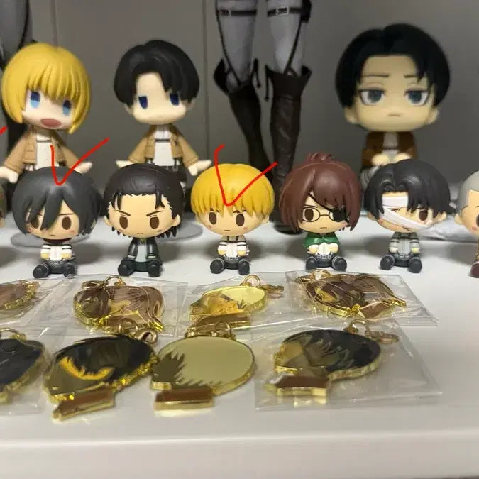 [BUNJANG] Attack on Titan Chocoinu 3종 Bundle Set / 새상품) 진격의거인 H상 초코노코 3종 일괄
