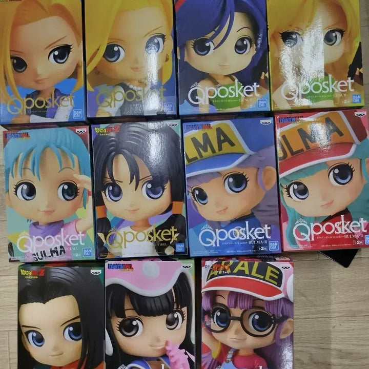 [BUNJANG] Bandai Banpresto Q posket Dragon Ball Figure Bundle Set (11 figures) / 반다이 반프레스토 큐포스켓 드래곤볼 피규어 11종 일괄 판매