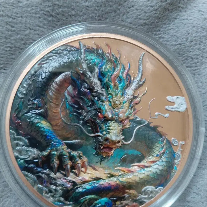 [BUNJANG] Dragon Eye Coin Bullion Copper 99.9% Purity / 용 눈 코인 .불리온 구리  순도 99.9 %