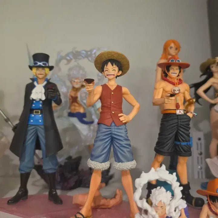 [BUNJANG] One Piece Mugiwara Pirates Sabody Trio Figure Drinkware / 원피스피규어 매거진형제의술잔