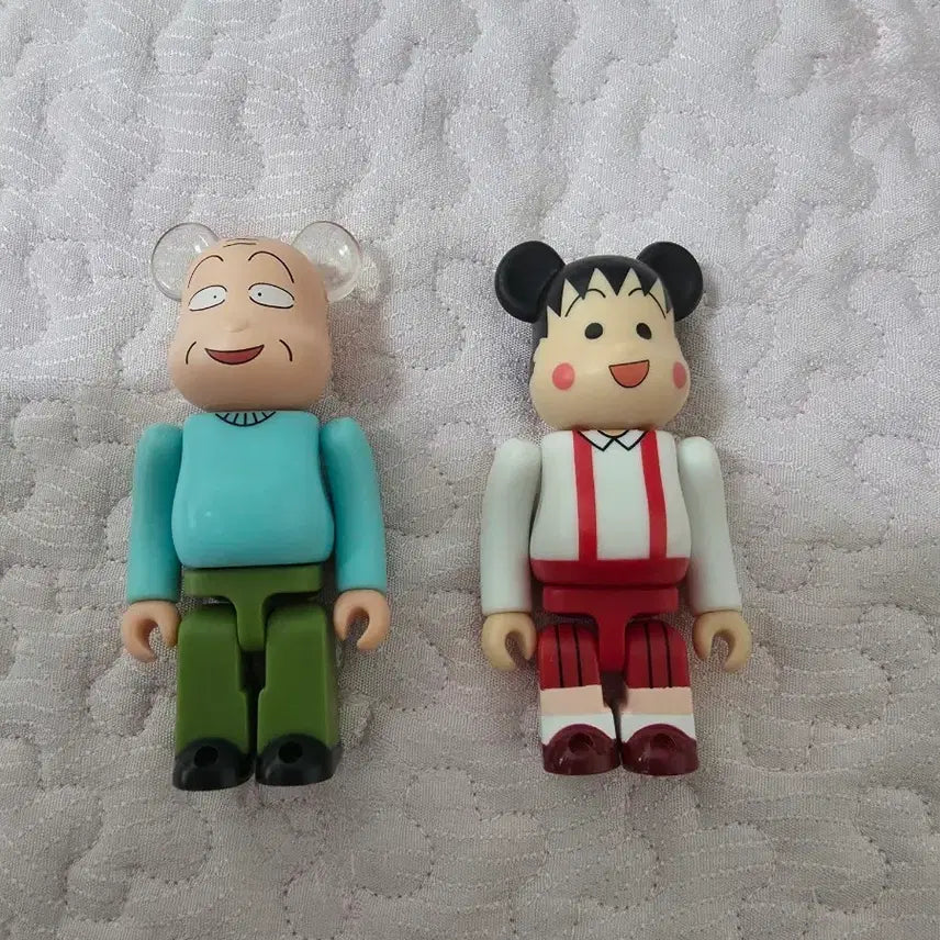 [BUNJANG] BE@RBRICK Chibi Maruko-chan Grandpa &amp; Maruko / 베어브릭 비정규 마루코 할아버지 비정규