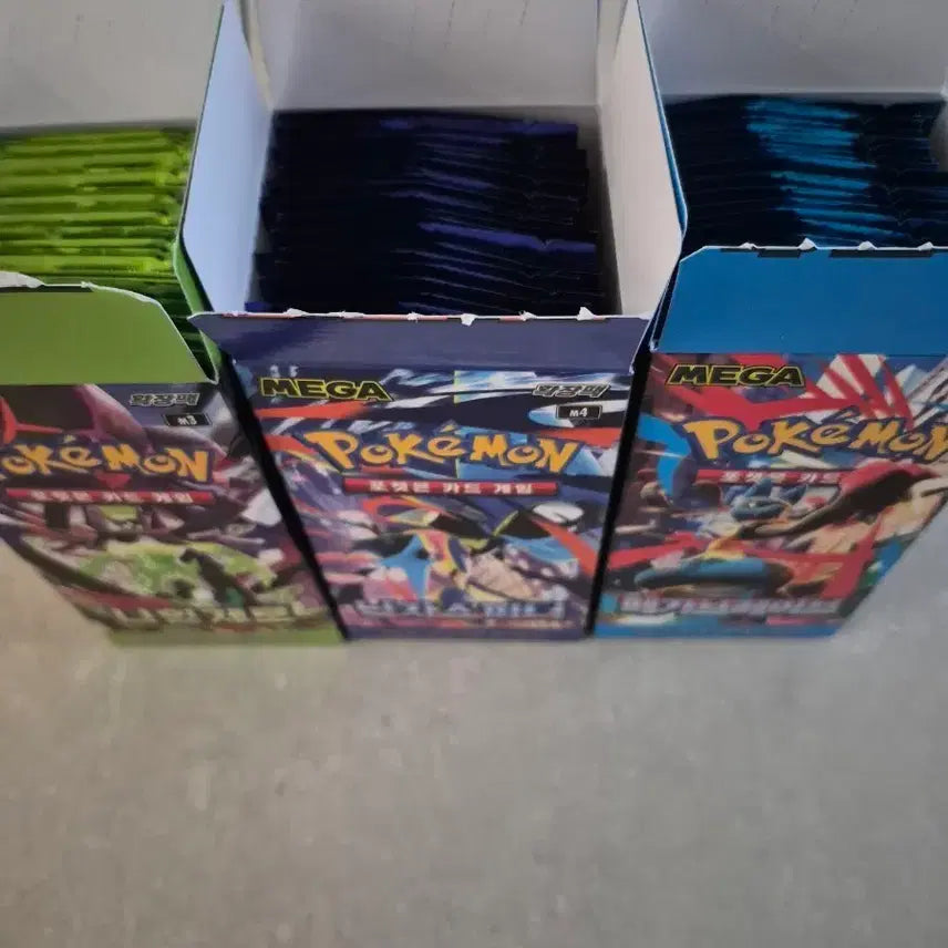 [BUNJANG] Pokemon Card Ninja Spinner, Nihil Zero, Mega Brave Search Pack Bundle / 포켓몬카드 닌자스피너, 니힐제로, 메가브레이브 서치팩
