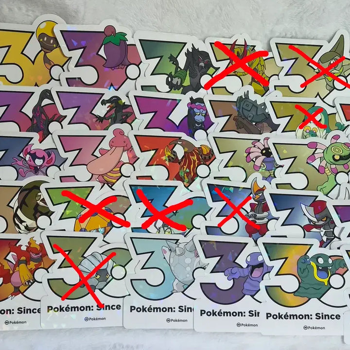 [BUNJANG] Pokemon 30th Anniversary Logo Sticker / 포켓몬 30주년 기념 로고 스티커 판매합니다!