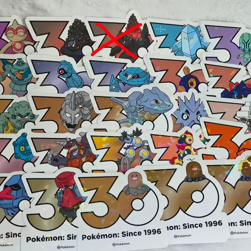 [BUNJANG] Pokemon 30th Anniversary Logo Sticker / 포켓몬 30주년 기념 로고 스티커 판매합니다!