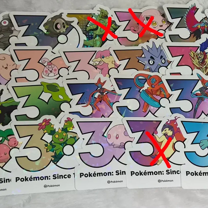 [BUNJANG] Pokemon 30th Anniversary Logo Sticker Pack / 포켓몬 30주년 기념 로고 스티커 판매합니다!