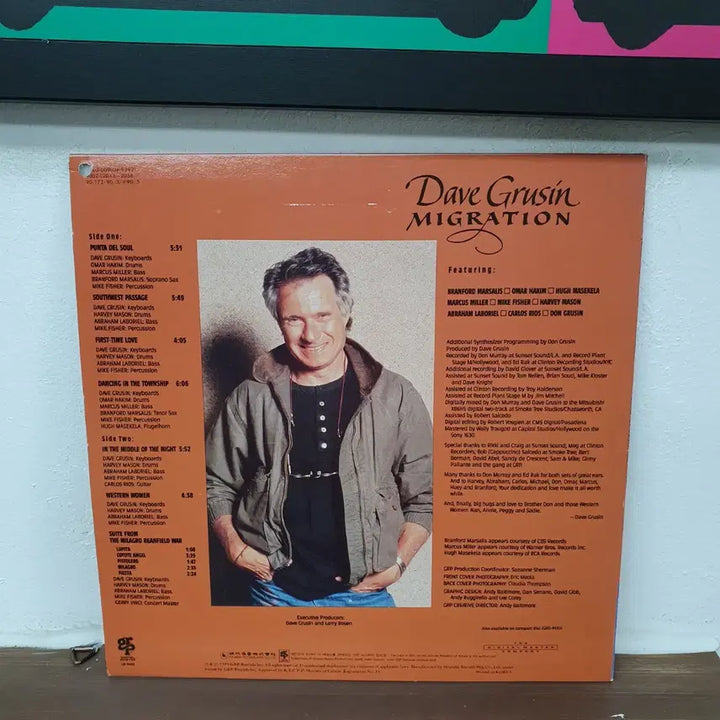 [BUNJANG] Dave Grusin Migration LP 1989 Fusion Jazz / 데이브 그루신 MIGRATION LP 1989  퓨전재즈