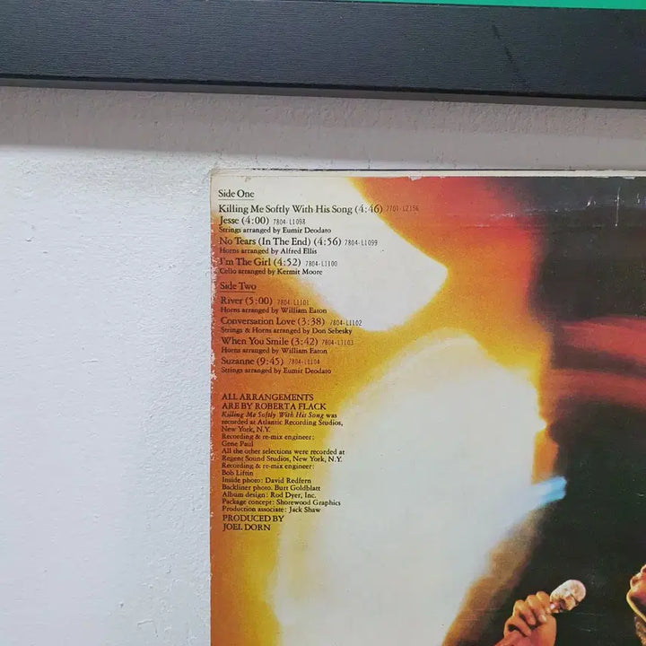 [BUNJANG] Roberta Flack Killing Me Softly LP 1978 / 로버타 플랙 Killing Me Softly LP 1978 오아시스