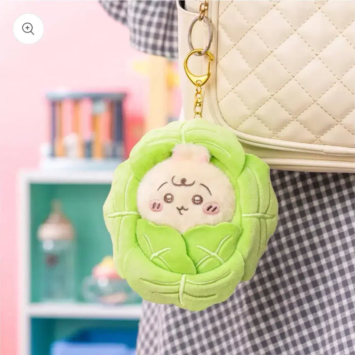 [BUNJANG] Chiikawa Cabbage Usagi Mascot Keychain / 치이카와 양배추 우사기 마스코트 키링