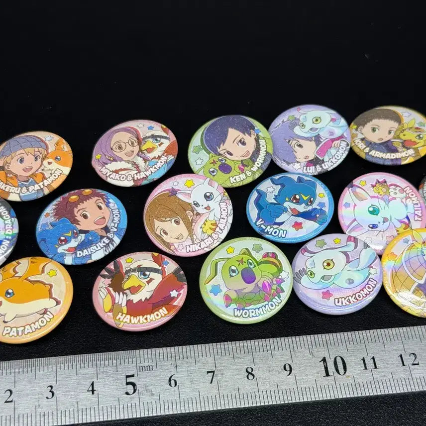 [BUNJANG] Digimon Full Set Can Badges / [디지몬] 캔뱃지 일괄 정리 (전종)