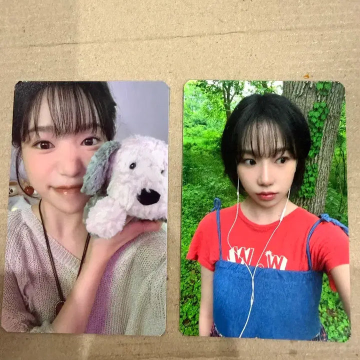 [BUNJANG] Jo Yuri My World Official Photocard 2 Types / 조유리 이제안녕 공방포카 2종