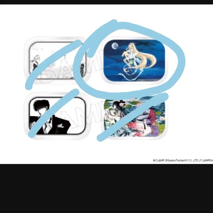 [BUNJANG] CLAMP Exhibition Chobits Chi Translucent Tray / 클램프 전시 쵸비츠 치이 트레이 미개봉 새상품
