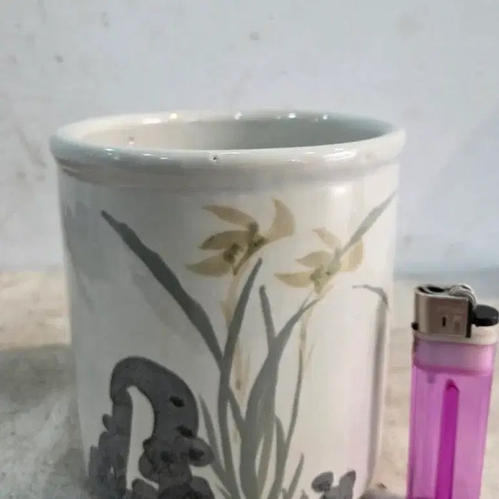 [BUNJANG] Hand-Painted Ceramic Pencil Case / 손그림 도자기 필통