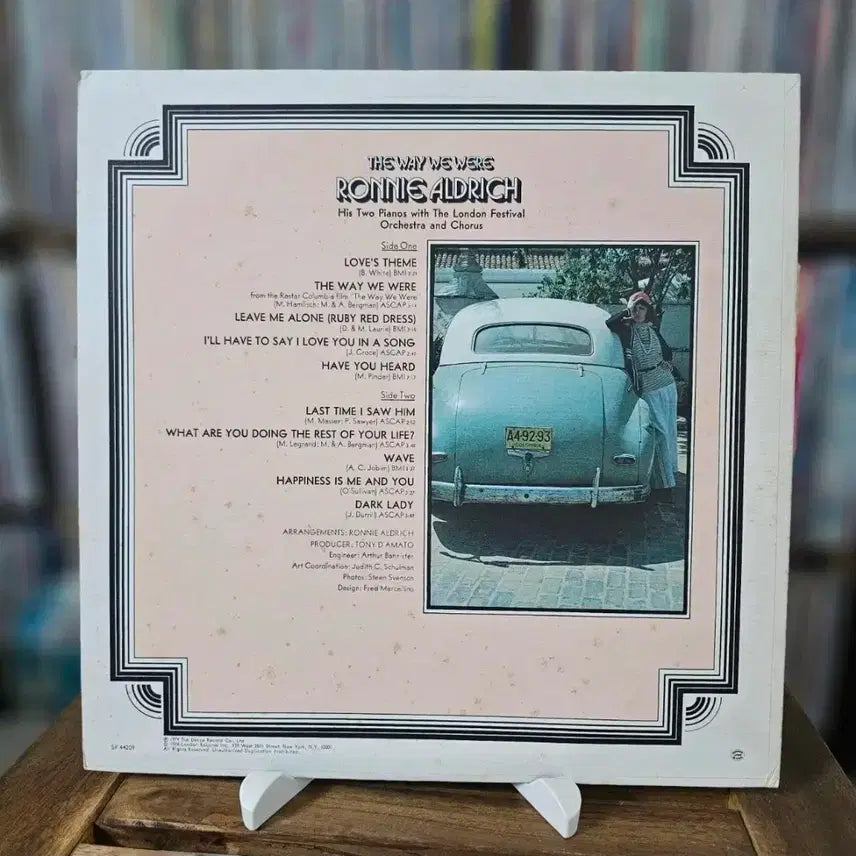 [BUNJANG] Ronnie Aldrich His Two Pianos With The London Festival Orchestra &amp; Chorus The Way We Were LP (US Pressing) / (미국반, 피아니스트 로니 올드리치) Ronnie Aldrich LP