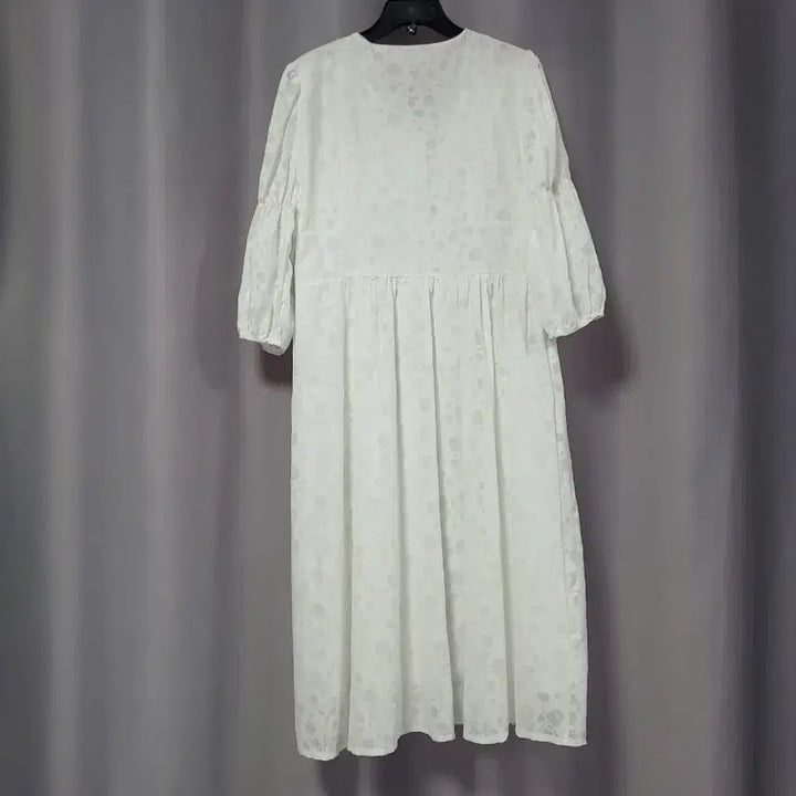 [BUNJANG] White Floral Dress / 화이트 플로럴 원피스