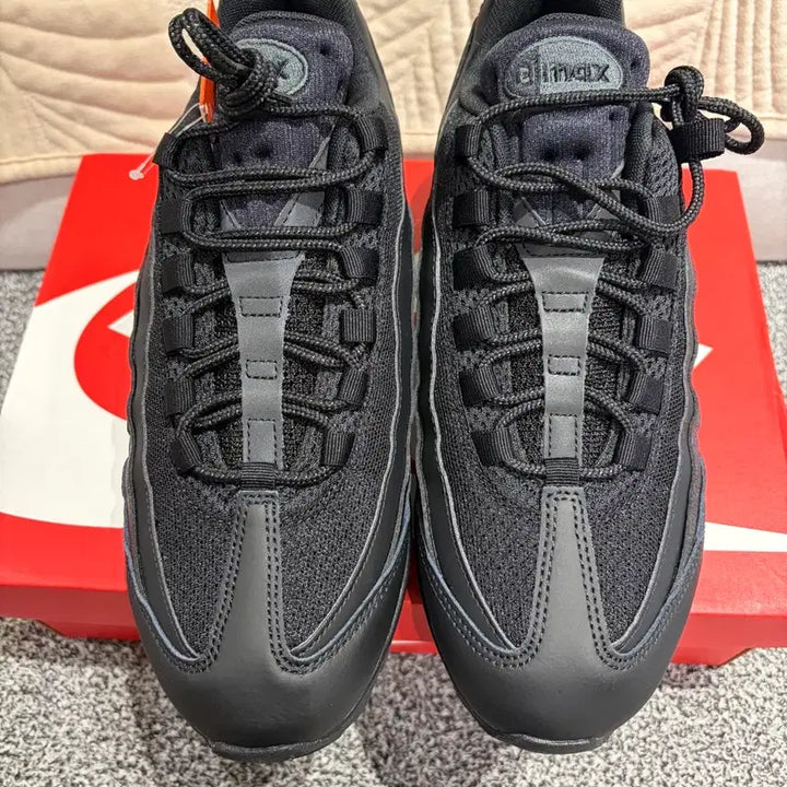 [BUNJANG] Nike Air Max 95 Big Bubble All Black / 나이키 에어맥스95 에어맥스 빅버블 올블랙 270 280