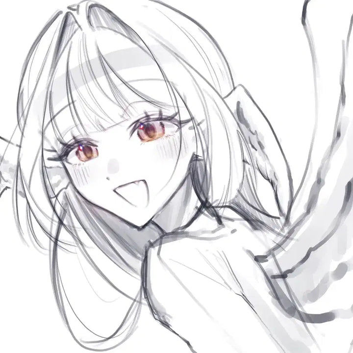 [BUNJANG] Custom Character Bust Sketch Commission / 간단 낙서 상반신 두상 선화 커미션