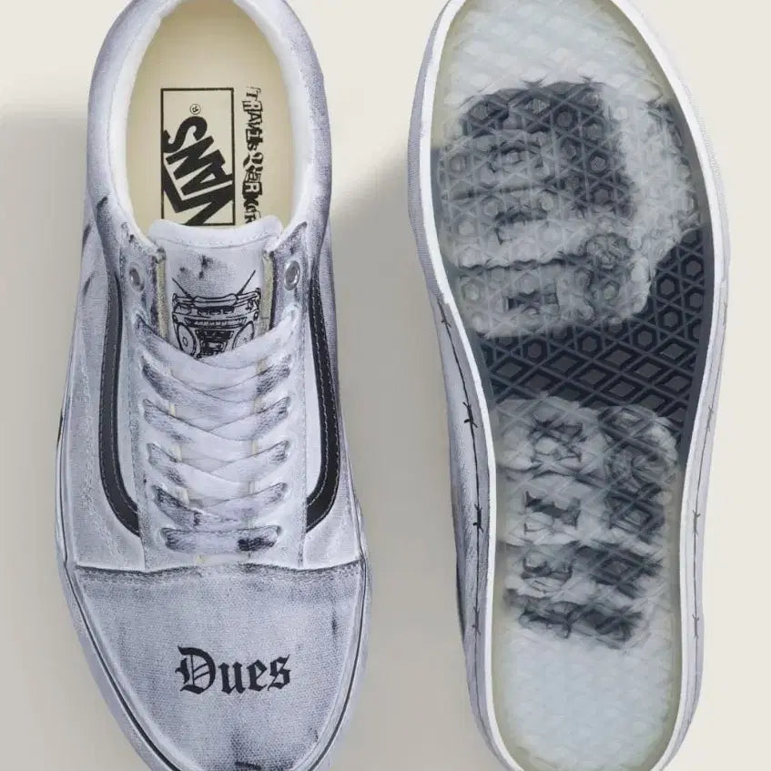[BUNJANG] Vans x Travis Barker Old Skool White / [265]반스 x 트래비스 바커 올드스쿨 화이트