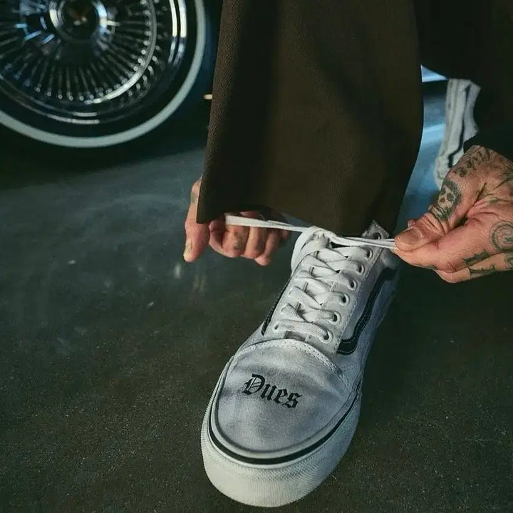 [BUNJANG] Vans x Travis Barker Old Skool White / [265]반스 x 트래비스 바커 올드스쿨 화이트
