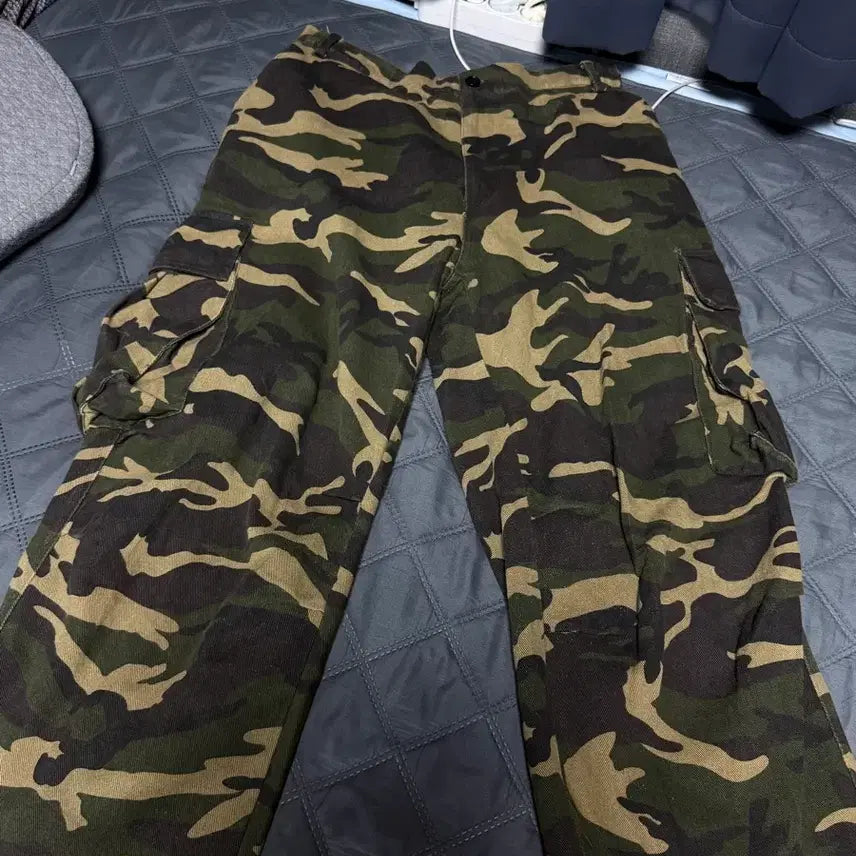 [BUNJANG] Wide Cargo Pants Set / 와이드 카고 팬츠 2개 일괄