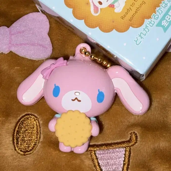 [BUNJANG] Sugar Bunnies Biscuit Keyring Ribbon / 슈가바니즈 비스킷 키링 리본
