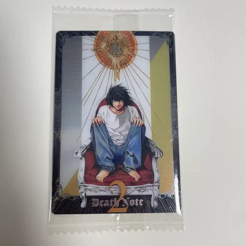 [BUNJANG] Death Note L Wafer Card No. 2 / 데스노트 웨하스 카드 L