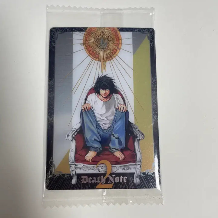 [BUNJANG] Death Note L Wafer Card No. 2 / 데스노트 웨하스 카드 L