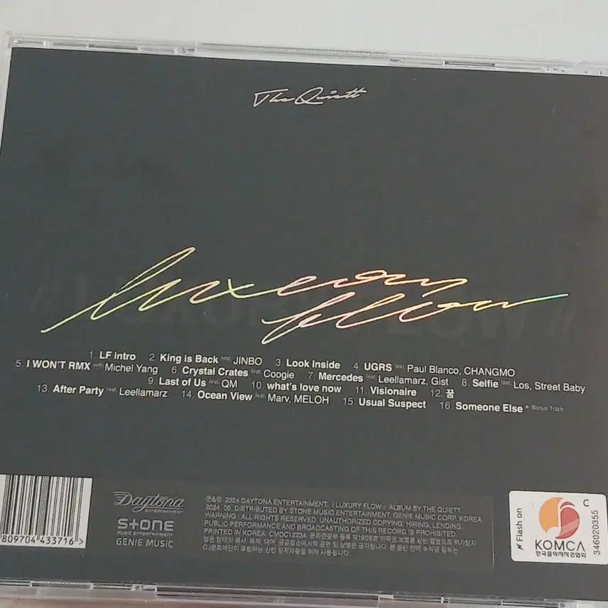 [BUNJANG] The Quiett Luxury Flow CD / 더콰이엇 Luxury Flow