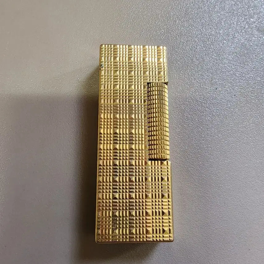 [BUNJANG] Dunhill Rollagas Gold-Plated Lighter / >내용사진필< 상태S급 50여년된 빈티지 금도금 던힐 롤라가스 라이터 팜