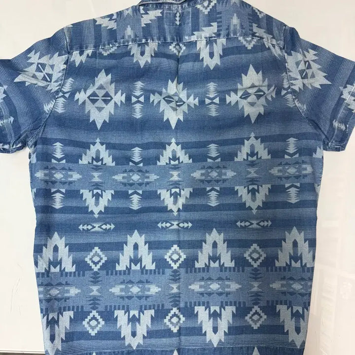 [BUNJANG] RRL Indigo Native Shirt XL / RRL 더블알엘 인디고 네이티브 셔츠 XL