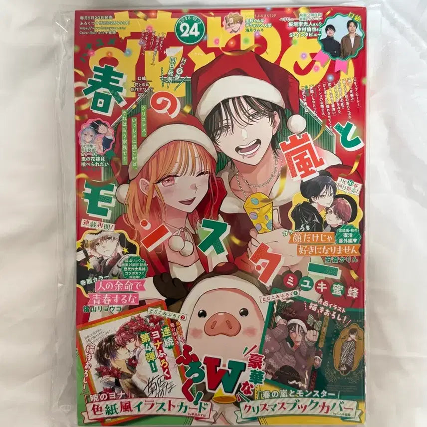 [BUNJANG] Hana to Yume 2025 Magazine Spring Storm and Monster Christmas Issue / 하나토유메 2025 12/5 봄의 폭풍과 몬스터 크리스마스 순정만화 잡지